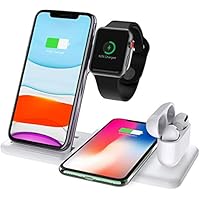 ワイヤレス充電器（iPhone +Apple Watch対応） Amazon.co.jp: 4in1 ワイヤレス充電器 iPhone Apple Watch