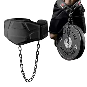Heavy Duty Dip Belt With Chain – Weighted Pull Up Belt for Workout