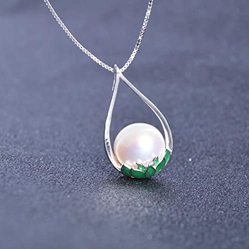 Collier en perles naturelles de 10-11 mm au style ethnique chinois pour filles