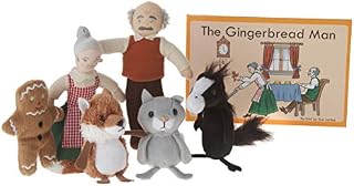 The Puppet Company - Traditional Story Sets - The Gingerbread Man Finger Puppet Set, PC007907