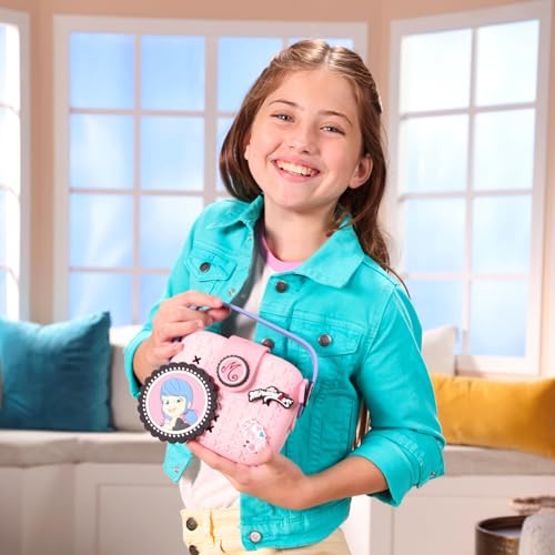 Miraculous Ladybug - Pop n' Swop Marinette Pink Purse for Girls and Women, with 3 Clip-on Badges, Handle and Zipper, Lightweight Durable Waterproof Handbag (Wyncor)3