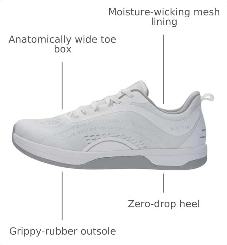 Image of WHITIN Women's Wide Toe Box Zero Drop Road Running Shoes S25 | Natural Toe Box Helps Relieve Toe Crowding, Level Sole for Comfortable Strides, Breathable Comfort for Walking & Wide Feet