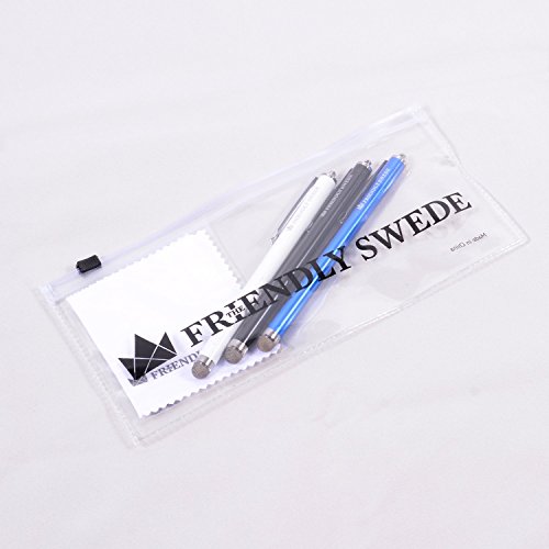 The-Friendly-Swede-Stylus-Pen-Replaceable-Micro-Knit-Mesh-Tip-Capacitive-Touchscreen-Stylus-Tablet-Styli-with-Lanyards-Screen-Cleaning-Cloth-and-Replacement-Tips-3-Pack