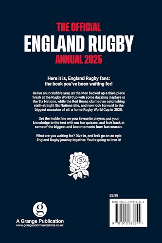 Official England Rugby Annual 2025