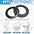 MENNTY 34120 RV Toilet Seal Kit - Replacement Ball Gasket Compatible with Thetfords Aqua Magic Style II, Plus, Residence - Leakproof Rubber Parts for Camper Waste Systems