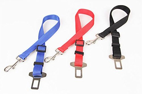 Jackie 3 Pcs Adjustable Dog / Cat Safety Vehicle Car Seat Belt for Pet