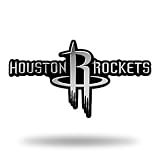 Rico Industries NBA Houston Rockets Chrome Finished Auto Emblem 3D Sticker