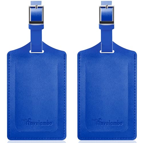 Faux Leather Luggage Tags