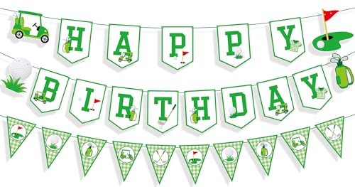 Golf Happy Birthday Decorations NO DIY Golf Theme Birthday Party