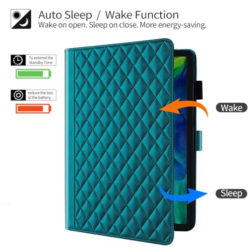 Housse iPad Pro 12.9 etui flip case pliable vert