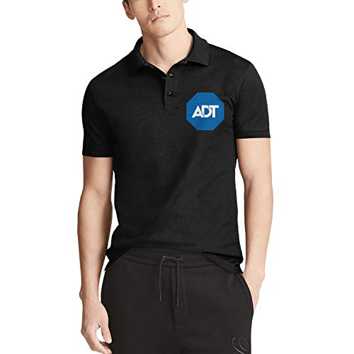 PANZHIHUA Durable ADT Inc Polo Shirts for Mens Travel Collar T Shirts