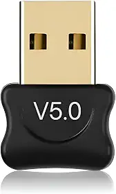 Adaptador Bluetooth 5.0 USB Receptor Dongle Para PC e Notebook Compatível Com Fone De Ouvido Mouse Teclado Windows Linux