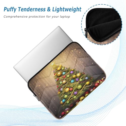 Funda para portátil 13-14 pulgadas con diseño colorido de árbol de Navidad miniatura 5
