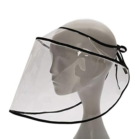 EXCEART Protector Facial Claro Seguridad Todo Protector Facial Máscara de Ojos Y Cabeza Máscara Protectora Cubierta Protectora Antisaliva Cubierta del Sombrero Cover