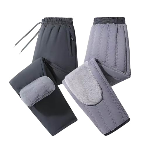 Pantalon thermique chaud pour homme en polaire doublée de sherpa