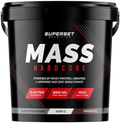 Superset Nutrition | Mass Hardcore (4,5kg) | Gainers | Gainer enr...