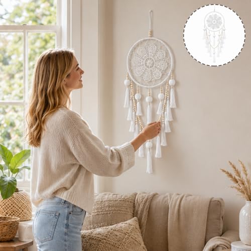 Xiwnndk Wand hängen handgemachte Quaste Dekoration – Bild 6