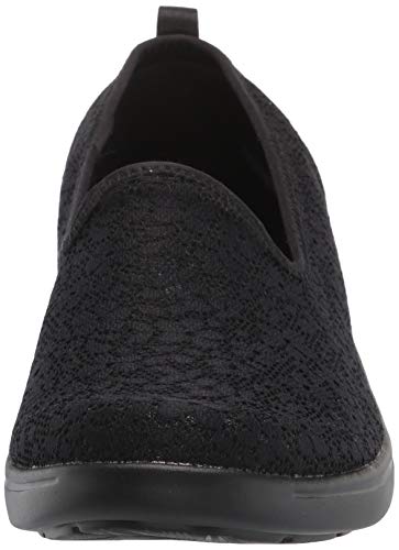 Skechers Womens Arch Fit Uplift Lace Skimmer Loafer Flat, Black, 8.5 Us #TOP1