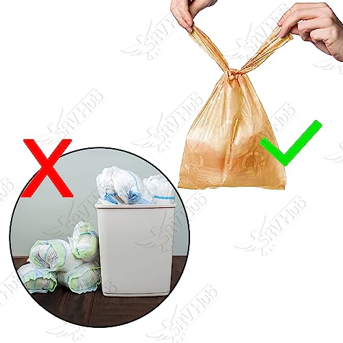 300 sacchi usa e getta per pannolini, profumati al...