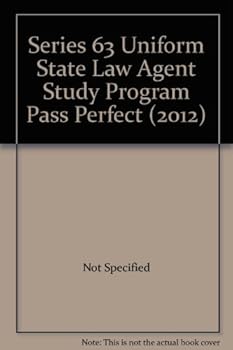 Paperback Series 63 Uniform State Law Agent Study Program Pass Perfect (2012) Book