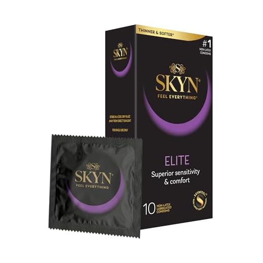 SKYN Elite, 10 Count, Ultra-Thin, Lubricated Latex-Free Condoms​