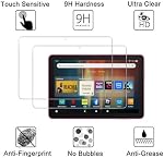 Screen Protector for Fire HD 8/8 Plus/Kids/Pro 8-inch (2024/2022/2020) | 2-Pack 9H Tempered Glass Film for Amazon Fire 8 Plus/Kids/Pro 8" (2024/2022/2020) Anti-Scratch, Bubble-Free, Easy Install
