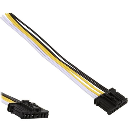 Kit de Reparación de Conector de Luz Trasera con Conjunto de Cables y Enchufe Eléctrico Compatible con Peugeot 206 207 307 308 para Citroën C2 C3 C4 C5 DS3 2008 3008 Ref OEM 1606248780 6441.AP