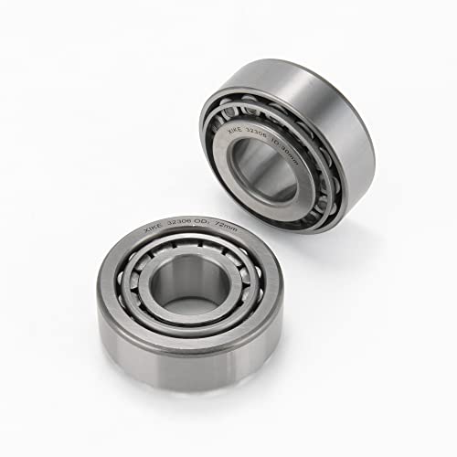 XIKE 2 Pcs 32306 Tapered Roller Bearings 30x72x28.75mm Cone and Cup Set, Fits DIY/ATV/Auto/Truck/Trailer Wheels, Transmission＆Engine, Industry/Engineering/Agriculture/Garden Machinery and Reducer.