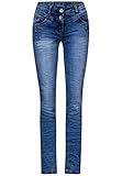 Cecil Jeans Style Scarlett im Loose Fit, Medium Waist mit Slim Legs
