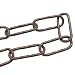 Produktbild 1,5m Lampenkette gedreht Braun ø 3,5mm Eisen Kette Ringkette Zierkette Leuchtenkette Tragkraft 10 kg