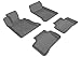 3D MAXpider Custom Fit Classic Floor Mat (Gray) for 2009-2012 Mercedes-Benz GLK-Class - 1ST Row 2ND Row
