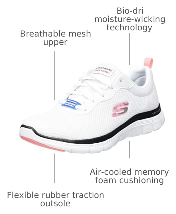 Image of Skechers Women's Flex Appeal 4.0 Brilliant View Walking Shoes