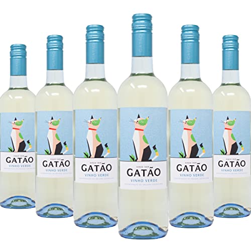 6 × Gatao Blanco Vinho Verde Portugal Joven (Caja de 6 Botellas de 75 cl)