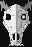  Notebook: Half Bone Half Robotic Deer , Journal for Writing, College Ruled Size 6\