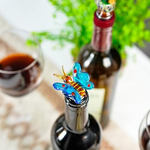HDCRYSTALGIFTS Handmade Wine Stopper Cover
