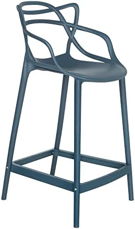 Loft7 Home Decor, Banqueta Média Masters Allegra 66 cm - Azul Pet...