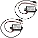 PlusRoc Waterproof DC 12V/24V to 5V 5A Step Down Converter, 25W USB-C Power Adapter for Raspberry Pi 5, Pi 4, Cellphone, and More (2-Pack)