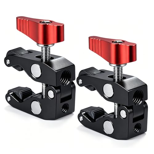 Pince crabe Andoer support de fixation universel 1/4 3/8 pour appareil photo reflex