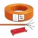 Produktbild ARLI CAT 7 Verlegekabel 50m Netzwerkkabel inkl. Abisoliermesser CAT.7 LAN Halogenfrei Installationskabel SFTP S/FTP CAT7 PIMF Kabel Netzwerk Verkabelung Datenkabel AWG23/1 geschirmt Kupfer 50 m