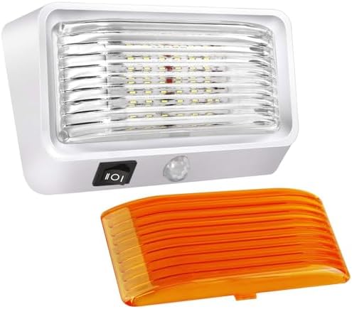 BlueFire LED RV Porch Light, 300 Lumen Motion Sensor RV Lights, 1...