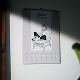 Kokonote A3 Wall Calendar 2026 - Gazette Calendar 2026 Month To View | A3 Wall Planner, Family Planner Monthly | Cute Gifts Under 15 Pounds, Gifts For Friends