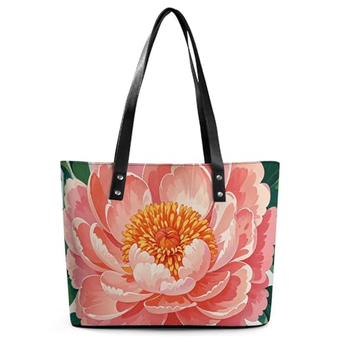 Sac à main en cuir spacieux pour femme active, grand volume contre le désordre