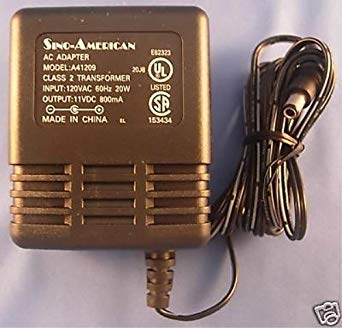 11 Volt DC, 800 mA Power Supply AC Adapter 8.8 W A41209