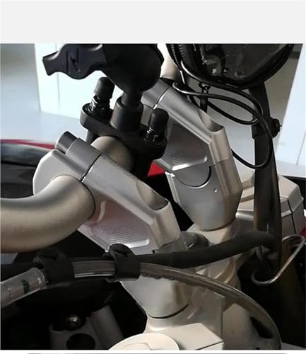 Elevadores de manillar con abrazadera para F800GS Adventure y F800GT adaptador negro 3