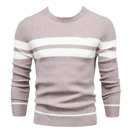 Men Autumn Winter Solid Color Turtleneck Sweater Thick Warm Fashion Slim Fit Knit Pullover Base Layer