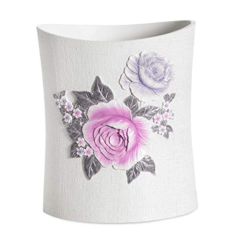 Popular Bath Waste Basket, Michelle Collection, 10x8, Lilac