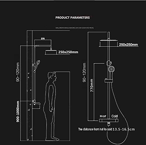 Douche thermostatique 8 pouces pour transformer votre salle de bain en spa privé