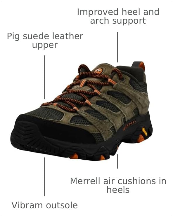 Image of Merrell Men's Moab 3 Hiking Shoe