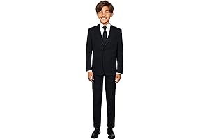 Boys' Black Tuxedo Costume