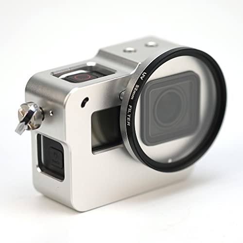 Carcasa lateral de metal para GoPro Hero 5 y 6 que permite cargar la batería